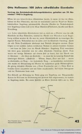 100 Jahre schwäbische Eisenbahn.