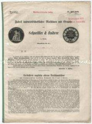 Landwirtschaftliche Maschinen