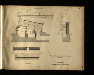 Wasserröhrenkessel mit rauchverzehrender Feuerung von "Hohenzollern" Maschinenfabrik in Düsseldorf.