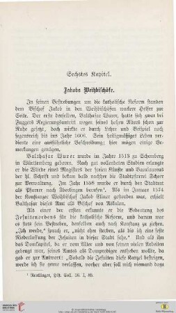 Sechstes Kapitel: Jakobs Weihbischöfe