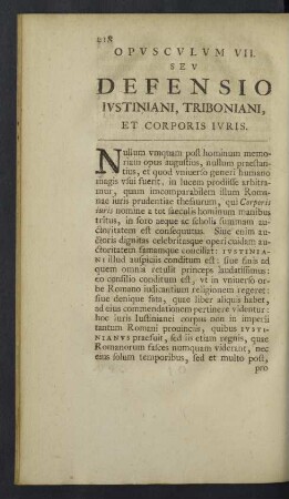 Opusculum VII.