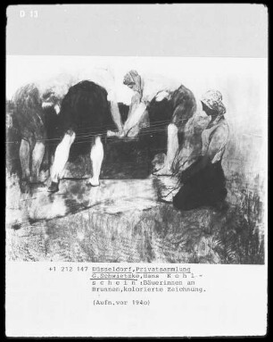 Bäuerinnen am Brunnen