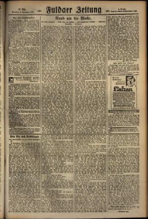 Zweite Ausgabe vom Sonntag, den 06. November 1927.
