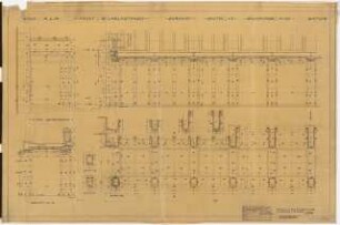 Reichsluftfahrtministerium, Berlin: Fassadenansicht V3 (Ehrenhof) 1:20