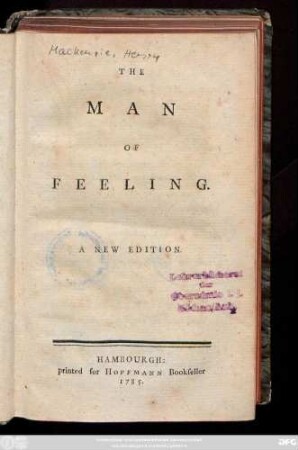 The Man Of Feeling