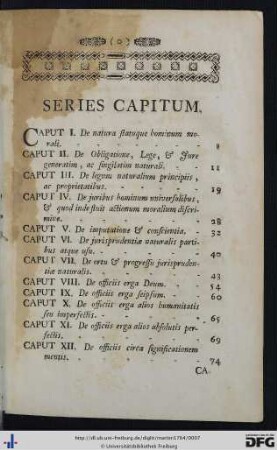 Series Capitum.