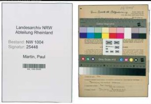 Entnazifizierung Paul Martin , geb. 05.12.1887 (Schlosser)