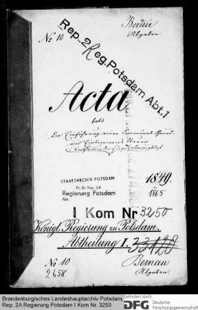 Einführung einer Kommunal-, Grund- und Einkommenssteuer in Bernau