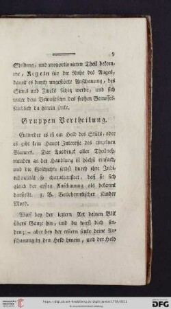 Gruppen Vertheilung