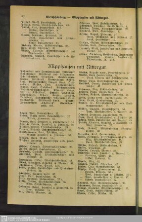 Klipphausen mit Rittergut