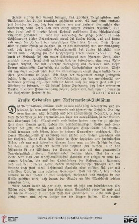 31: Ernste Gedanken zum Reformations-Jubiläum