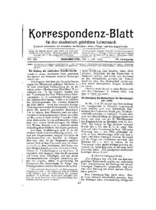 Die Stellung der städtischen Schulkuratorien