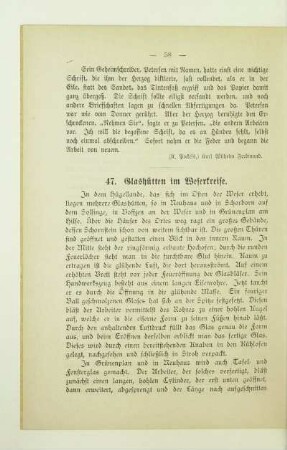 47. Glashütten im Weserkreise