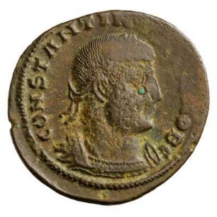 Münze, Follis, Aes 3, 330 - 333 n. Chr.