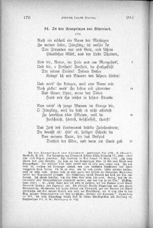 94. An den Kronprinzen von Dänemark.