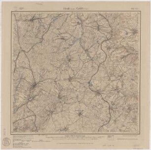 Section Reuth - Gefell aus: Topographische Karte (Meßtischblätter) Sachsen