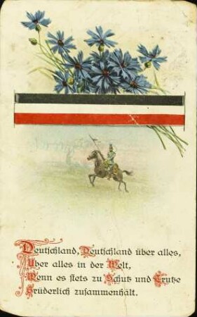 Deutschland, Deutschland über alles, [...]