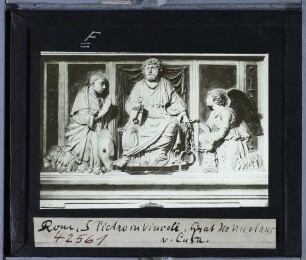 Rom, S. Pietro in Vincoli : Grab des Nikolaus von Kues, Relief