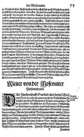 Weiter von der Moscouiter Fürstenthumb