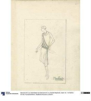 Abendkleid von Bernard et C.ie, Modell Mephisto