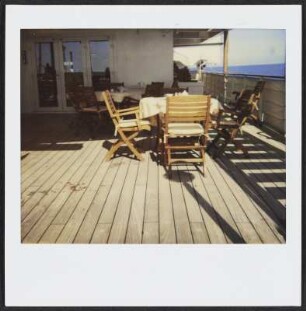 Auf dem Deck des Luxuskreuzers M. S. Europa