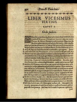 Caput I. Ordo judicii