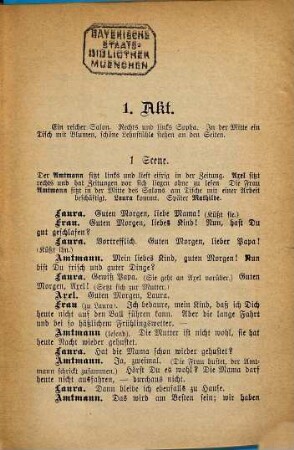 Die Neuvermählten : Familiengemälde in 2 Akten. Deutsch von J. Voges