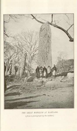 The great monolith at Nartiang