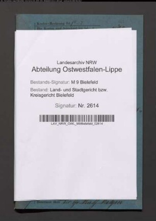 Erblasser: Assholt, Johann Heinrich: Testament