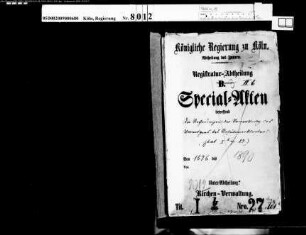 Die Rechnungen der Vermögensverwaltung der Ursulinen