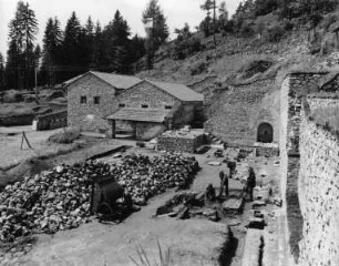 Ausgrabungs- und Freilichtmuseum Ansicht des Ausgrabungsgeländes: Römersiedlung, um 15 vor bis 45 nach Christus