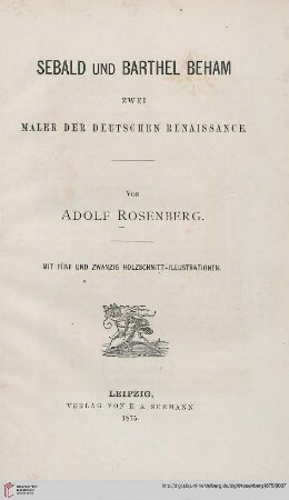 Sebald und Barthel Beham : zwei Maler der deutschen Renaissance
