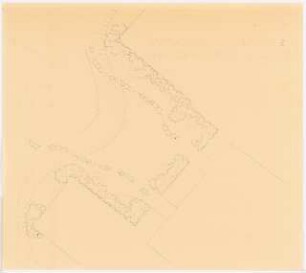 Gartenanlage Arbeiterwohnheim, Union Rheinische Braunkohlen Kraftstoff AG, Wesseling: Bepflanzungsplan, Abschnitt 2: Grundriss 1:100