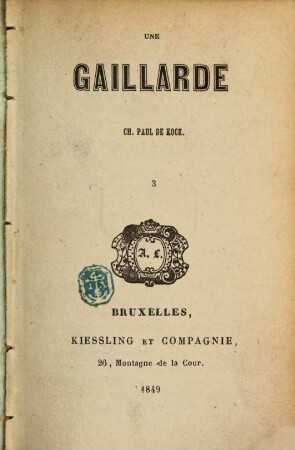 Une gaillarde, 3