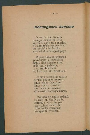 Hormiguero humano