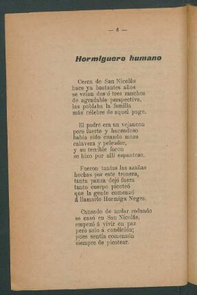 Hormiguero humano