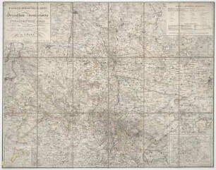Karte von dem Herzogtum Braunschweig und Fürstentum Oels, 1:200 000, Lithographie, 1845