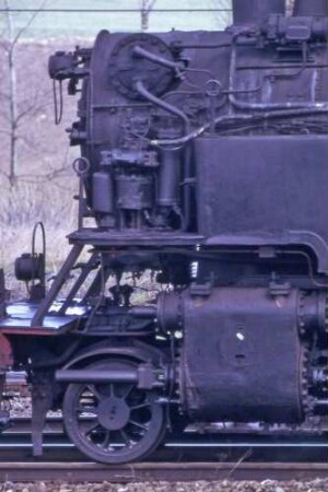 Gäubahn Eutingen Lok 064 491 Rauchkammer Vorwärmer Läutewerk Generator Speisepumpe