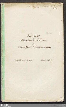 Grubenbericht von Alte Elisabeth Fundgrube zu Himmelfahrt st. Abraham Fdgr. gehörig -18.7227 4.