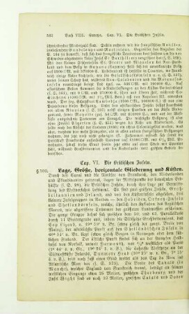 Cap VI. Die Britischen Inseln