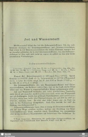 Jod und Wasserstoff