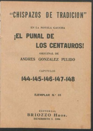 1934003500: Capitulos 144 - 148