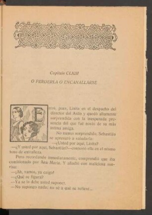 Capítulo CLXIII - O perderla o encanallarse