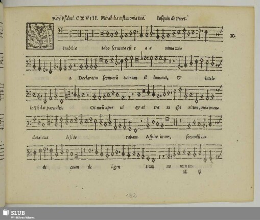 X. Josquin des Prez: Mirabilia testimonia tua
