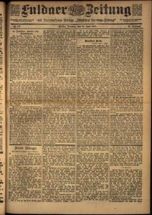 Ausgabe vom Dienstag, den 18. Juni 1901.