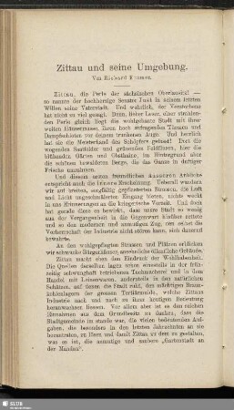 Zittau und seine Umgebung