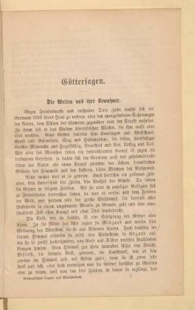 Göttersagen
