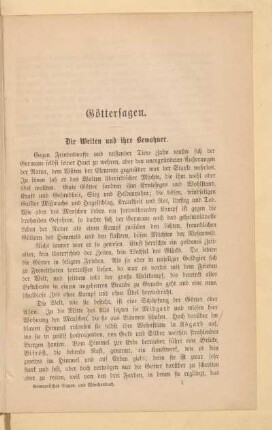 Göttersagen