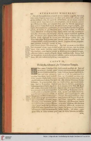 Caput II: De Sibyllæ Albuneæ, sive Tyburtinæ Templo