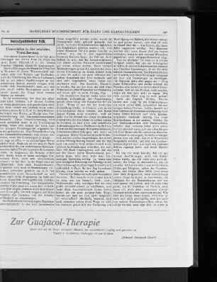 Sozialpolitischer Teil.
